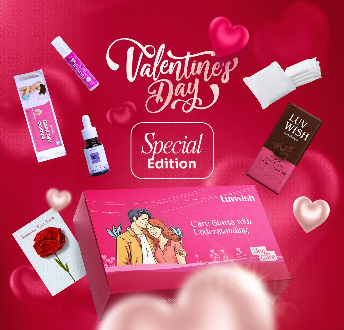 Men Do Care Valentine Edition - Cramp Relief Essentials Gift box