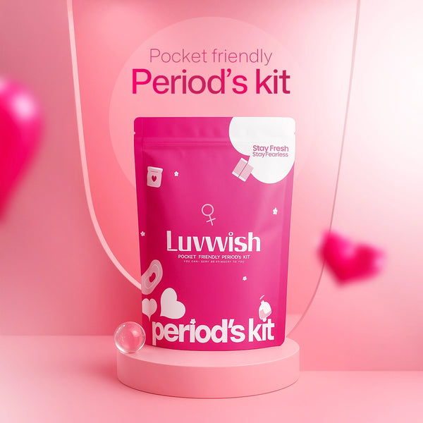 Luvwish Period Kit- A complete care pack designed for comfort, hygiene & a little joy during your periods.