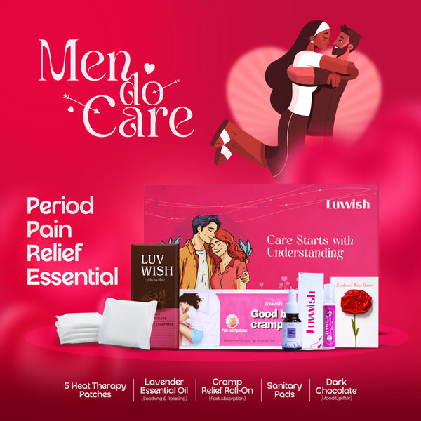 Men Do Care Valentine Edition - Cramp Relief Essentials Gift box